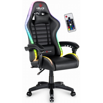Компьютерное кресло Hell's HC-1003 LED RGB Black (5904204981866)