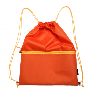 Многофункциональный рюкзак мешок с карманом Радуга VS Thermal Eco Bag оранжевый