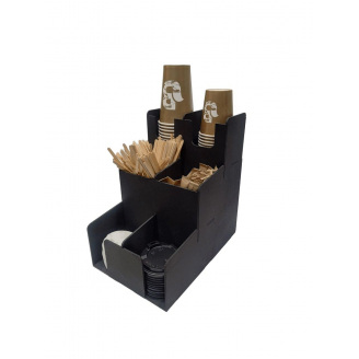 Барный органайзер Luxyart 1020 ДВП 27,5х18х26,5 см Черный (DN-200)