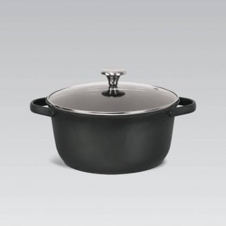Кастрюля Maestro MR-4027-28 28 см 6,8 л Черный (100531404)