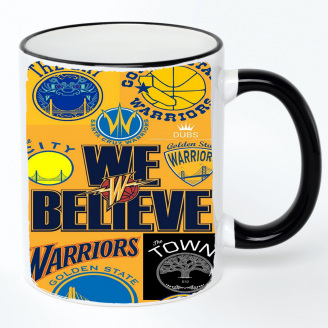 Чашка No Brand golden state warriors 330 мл Разноцветный (chaskazz-24)