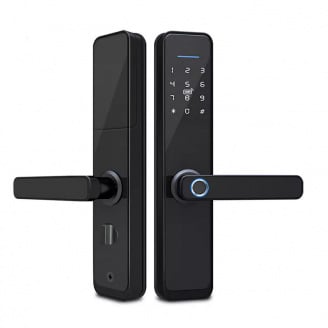 Биометрический замок NaviCat X9S электронный с поддержкой приложения TUYA Black (3_02237)