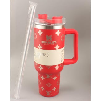 Термокружка Stanley Quencher H2.0 Tumbler 1,18 л Red Monogram KT6007838