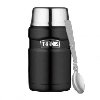 Термос для еды Thermos с ложкой 710 мл Черный (1099-173053)