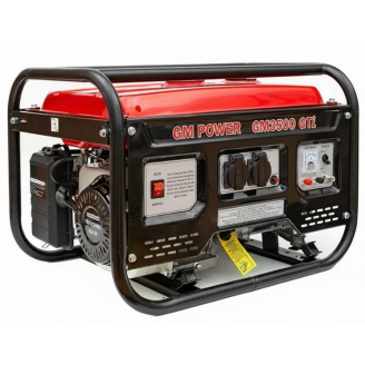 Бензиновый генератор No Brand GM POWER 3500 GTi 3.5 кВт Черно-красный (2104618725)