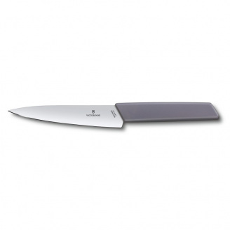 Кухонный нож универсальный Victorinox Swiss Modern Kitchen 15 см Сиреневый (6.9016.1521B)