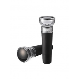 Набор многоразовых пробок для вина Cork 2 шт Чорний (H051392-2)