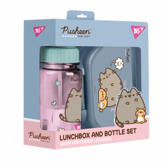 Набор контейнер и бутылочка YES Pusheen Разноцветный 2 предмета (450145)