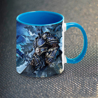 Чашка Fan Girl Король Лич Варкрафт World of Warcraft New (14428) 330 мл Голубой