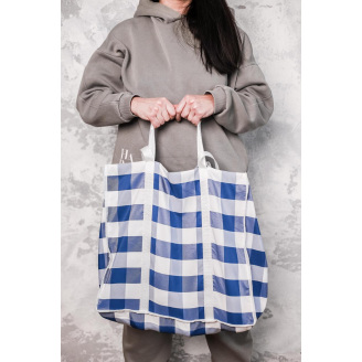 Сумка шопер большой клетчатый VS Thermal Eco Bag