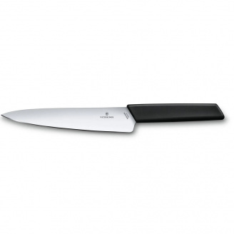 Кухонный нож для разделки Victorinox Swiss Modern Carving 19 см Черный (6.9013.19B)
