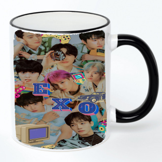 Чашка No Brand exo k pop 330 мл Разноцветный (chaskpop-16)