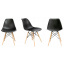 Кресло Jumi Plastic Chair 78х45 см Black Херсон