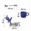 Подарочный кофейный набор Dedbbb 350 мл Dark Blue 13149-83909 Шостка