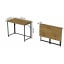 Стол раскладной Морис 900 Ferrum-decor 75x90x50 см Черно-бежевый (MORI906) Ивано-Франковск