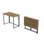 Стол раскладной Морис 900 Ferrum-decor 75x90x50 см Черно-бежевый (MORI906) Ивано-Франковск