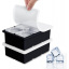 Форма для льда силиконовая Ice с крышкой Кубики 6 ячеек 16.7x11.5x5 см Черный (С051351) Житомир