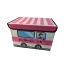 Ящик для хранения игрушек и вещей автобус розовый ice cream HMD 216-10228678 Новомиколаївка