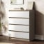 Комод No Brand NT-215 80x40x100 см Дуб Снома-белый (13864499) Буча