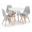 Обеденный комплект Jumi Scandinavian-3 Grey 4 шт Кропивницький