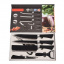 Профессиональный набор ножей Smart Carbon Kitchen 6in1 Черный CPK 4787 Киев
