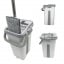 Комплект для уборки 2в1 No Brand Cleaning Kit швабра Лентяйка со складной ручкой и ведро с автоматическим отжимом Геническ