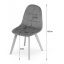 Кресло Jumi Colin 81.5х44 см Grey Дрогобыч