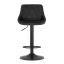 Барный стул LEOBERT KAST 105х34 см Black Ровно