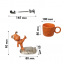 Подарочный кофейный набор Dedbbb 350 мл Orange 13149-83895 Херсон
