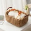 Плетеная корзина для хранения с ручками ANbeauty Бежевая (AN0103381) Київ