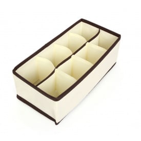 Органайзер тканевый в шкаф для хранения 8 ячеек ANbeauty Beige (AN0103409)