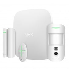 Комплект бездротової сигналізації Ajax StarterKit Cam HDR White (302433)