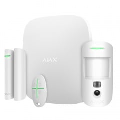 Комплект бездротової сигналізації Ajax StarterKit Cam HDR White (302433) Прилуки