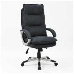 Комп'ютерне крісло керівника Texas AMF тканинне поворотне з підлокітниками дуже м'яке зручне для дому Київ