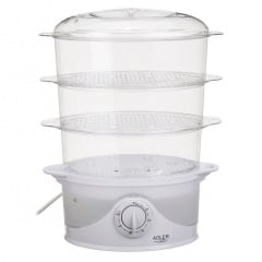Електрична пароварка Adler AD-633 9 л 800W White Конотоп
