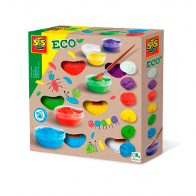 Набор игровой гуаши Яркая палитра 6 цветов в пластиковых баночках SES Creative DD659654