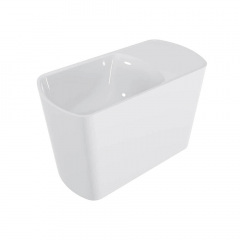 Умивальник Miraggio Helix 450 L, miramarble, білий глянцевий Ладан