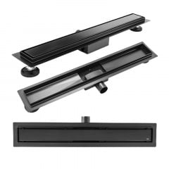 Трап для душу Rea Neox 60, чорний матовий (REA-G6601) Молочанск