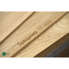 МДФ-плита, шпонированная дубом, 17 мм А/B 2,80х2,07 м Київ