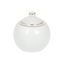 Фото - Цукорниця порцелянова Ніжність 400 мл із золотим кантом BonaDi 993-405 Цукорниця порцелянова Ніжність 400 мл із золотим кантом BonaDi 993-405