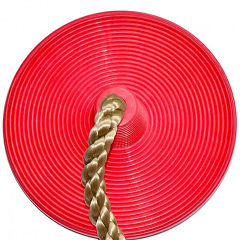 Гойдалка тарзанка на канаті з упорами Just Fun 30х11 см Різнокольоровий IG236205 Стрий