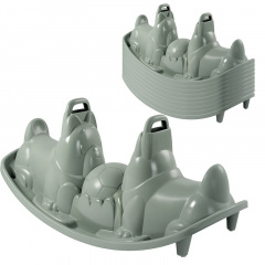 Гойдалка-човен подвійна Smoby Цуцик 50.7х49.5х115 см Зелений OL262408 Бердянськ