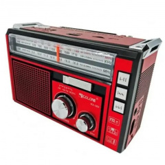 Радио аккумуляторное Golon RX-382 MP3 USB с фонариком Red Талалаевка