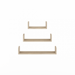 Набір настінних полиць Паріс дуб сонома 30/45/60х15х10 Кам'янка-Дніпровська