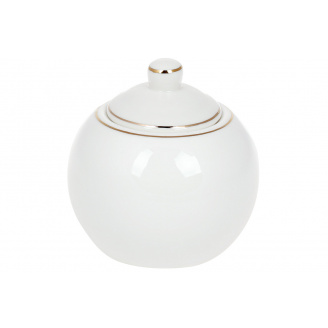 Цукорниця порцелянова Ніжність 400 мл із золотим кантом BonaDi 993-405