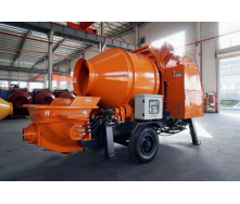 Причепний портативний дизельний бетононасос з міксером DJBT40-11-76