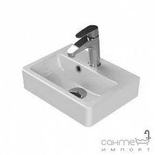 Прямоугольная подвесная раковина CeraStyle Mini 28x37 АР000040732 белая