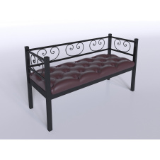 Двомісний диванчик Грін-Трик Tenero 500х1400 мм метал