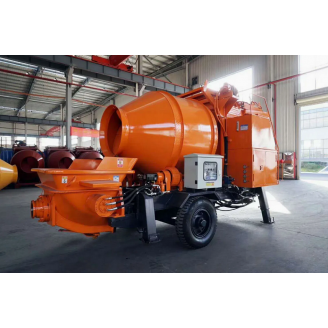 Причепний портативний дизельний бетононасос з міксером DJBT40-11-76