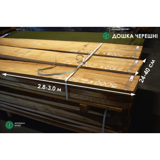 Доска Черешня необрезная (1 сорт)